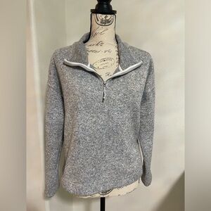 Fabletics athleisure sweatshirt soft knit Medium women’s mock neck bo…